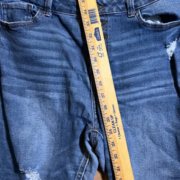 Vanilla Star Highrise Skinny‎ W31/13 Blue Jeans Distressed Stretch Mid Wash (O) - Picture 7 of 11